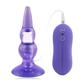 アナルセックスはおもちゃを振動させる人のための肛門の前立腺のマッサージャーの男女兼用プロダクトに玉を付ける