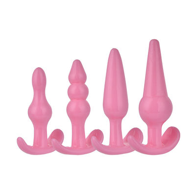 アマゾン女性のために置かれる熱い販売の純潔TPEの性のおもちゃの肛門のプラグ