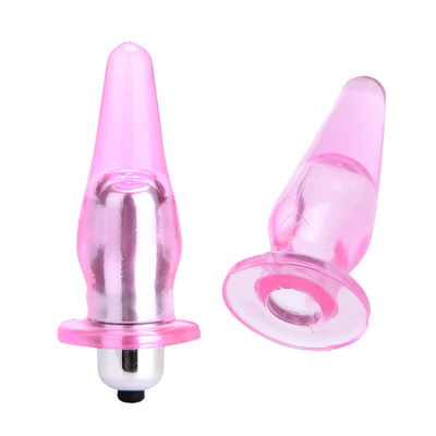 挿入すること容易な肛門のプラグの性のおもちゃTPEの物質的な肛門のマスターベーションを振動させているAP-09Vの女性