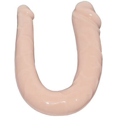 女性のための二重頭部の巨大なゴム製陰茎の現実的で長い張形のセクシーなプロダクト