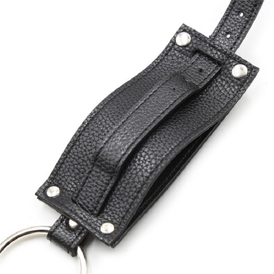 女性の人の革のための張形の馬具の3つのサイズの黒のストラップレスの革紐