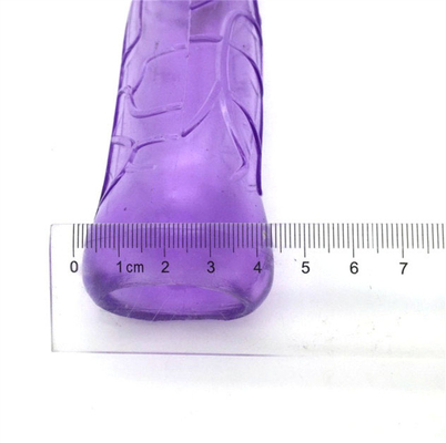 熱い販売医学TPEの性は人のための射精の遅れの陰茎のエクステンダーの袖をもてあそぶ