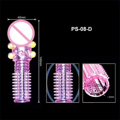 性は人のためのTPEの陰茎のエクステンダーの袖医学OEM RoHSをもてあそぶ