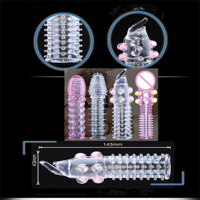 性は人のためのTPEの陰茎のエクステンダーの袖医学OEM RoHSをもてあそぶ
