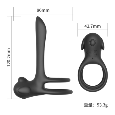 シリコンの三角形ペニスリング 刺激性ペニスリング