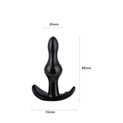 女性のために置かれるxese熱い販売の純潔TPEの性のおもちゃの肛門のプラグ