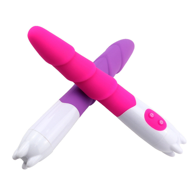 6 スピード シリコン振動器 バッテリー電源付き セックスおもちゃ 女性用ディルド振動器