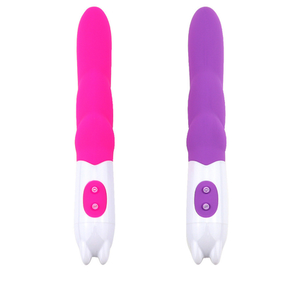 6 スピード シリコン振動器 バッテリー電源付き セックスおもちゃ 女性用ディルド振動器