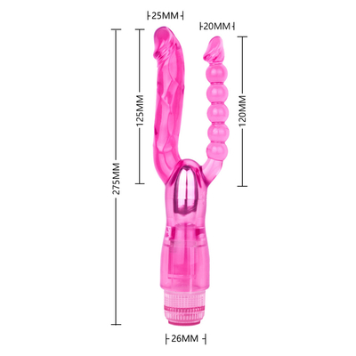 セックストイ 女性振動器 G点マッサージ器 女性用ダブル振動器