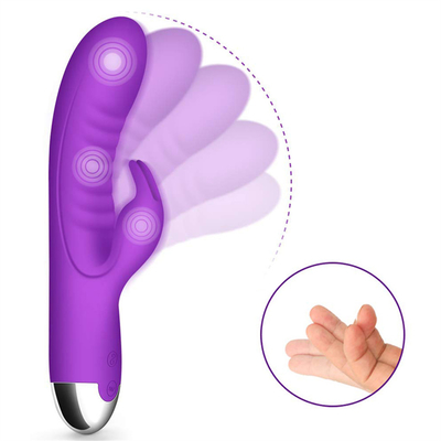 USB 充電可能なGスポット ヴァギナ クリトリス マッサージ機 女性用のウサギ振動器