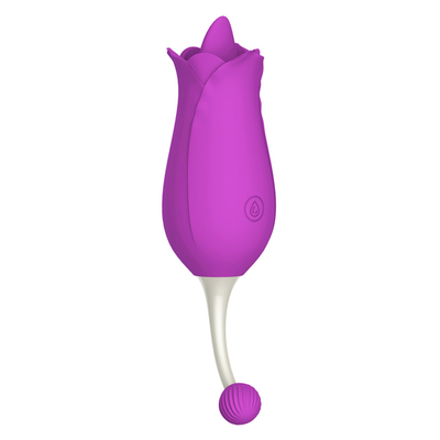 ダブルヘッド ローズ振動器 乳首 クリトラル刺激 マッサージ 振動器 舌 むしむし 振動器 女性用 セックス・トイ
