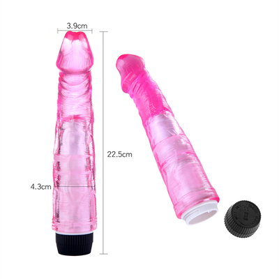ステップレス TPE ペニス振動器 人工ペニス 女性用