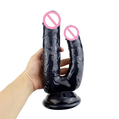 新しい製品 成人のセックス・おもちゃ キノコ ダブルヘッド ディルドー 女性用