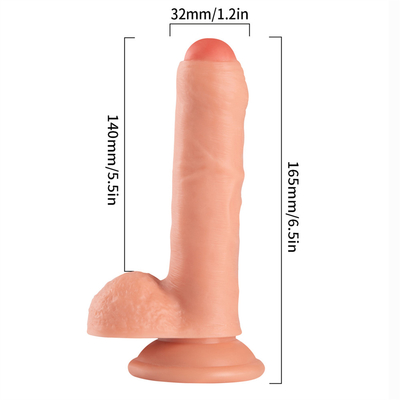 高品質の液体シリコンゴム 女性用セックスのおもちゃ 振動器 キッチンディルド 人工ゴムペニス