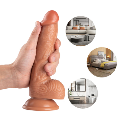 柔らかいシリコン 大型ディルド 成人用セックスのおもちゃ 現実的なディルド 大型ディック セックスのおもちゃ