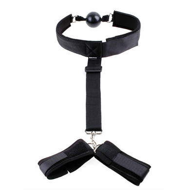 黒色2対1 エロティック リバース バック 手錠 シリコン 固体口蓋 上部 奴隷 玩具 BDSM カップル フリート ツール