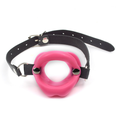 大唇 口腔ボールガグ Bdsm 縛り 革 縛り 拘束 オープン 口を開ける ガグ