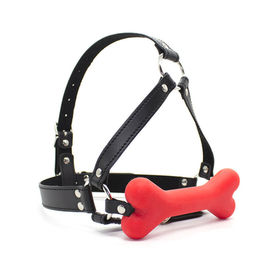 SM 犬骨 口口口プラグ シリコン BDSM 革カップル フリート 拘束玩具 大人カップル