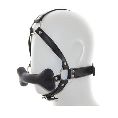 SM 犬骨 口口口プラグ シリコン BDSM 革カップル フリート 拘束玩具 大人カップル
