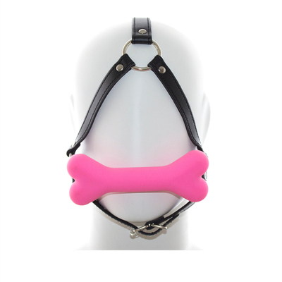 SM 犬骨 口口口プラグ シリコン BDSM 革カップル フリート 拘束玩具 大人カップル