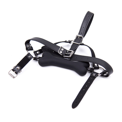 SM 犬骨 口口口プラグ シリコン BDSM 革カップル フリート 拘束玩具 大人カップル