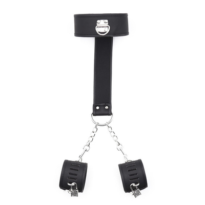 BDSM ボンダージュ 革の手錠セット 調整可能な拘束 ボンダージュ 足首帯 カップル ゲーム セックス製品