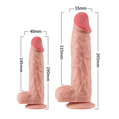 ホットセール 20CM 女性のための人工PVCペニス 強烈な吸気カップで自慰 現実的な巨大な黒いディルド セックストイ