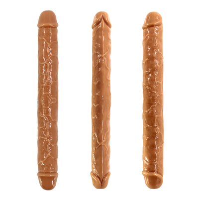 xese ベストセラー 巨大なダブルヘッド 医療用 TPE 高品質 レズビアン セックス・トイス 女性用 リアルなディルドー
