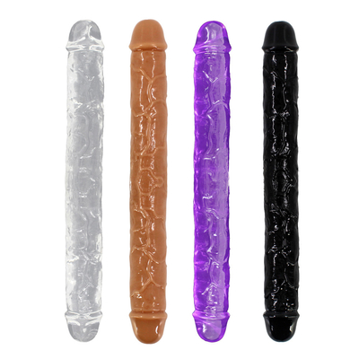 xese ベストセラー 巨大なダブルヘッド 医療用 TPE 高品質 レズビアン セックス・トイス 女性用 リアルなディルドー