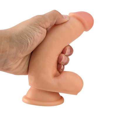 17cmディルド 柔らかいセックスのおもちゃ PVCディルド 強い吸い込みカップで透明 女性 男性ゲイ 成人のセックスのおもちゃ ゲーム
