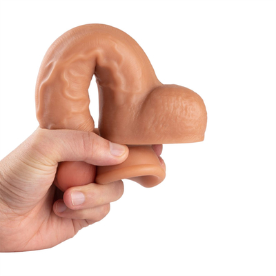 医療用PVC 現実的な柔らかいディルド 吸い込みカップ 大きい大きなディック 女性向け サイバー皮膚吸い込みカップ ペニス