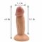 吸引のコップの膣の張形のシリコーンの試供品プロダクト性の男性の張形が付いている現実的な小型サイズ11cmの肛門の張形