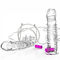 医学TPEの陰茎のエクステンダーは人の女性のための男性の安全なゴム製性のおもちゃにスリーブを付ける