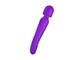 AVの細い棒のバイブレーターの性のおもちゃの防水柔らかい張形7の多速度の紫色を熱するAV-14