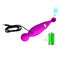 AV-10女性のバイブレーターの二重頭部の性のおもちゃの細い棒の吸引のおもちゃの女性のVibraterの紫色