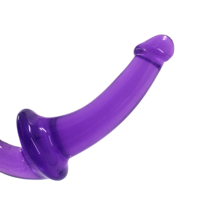 好色な倍によって終えられるストラップレスの張形の性のおもちゃTPEの陰茎のレズビアンの性のおもちゃ